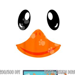 matching group outfit cute halloween goose costume duck face png, sublimation copy