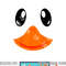 Matching Group Outfit Cute Halloween Goose Costume Duck Face png, sublimation copy.jpg