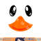 Matching Group Outfit Cute Halloween Goose Costume Duck Face png, sublimation copy.jpg