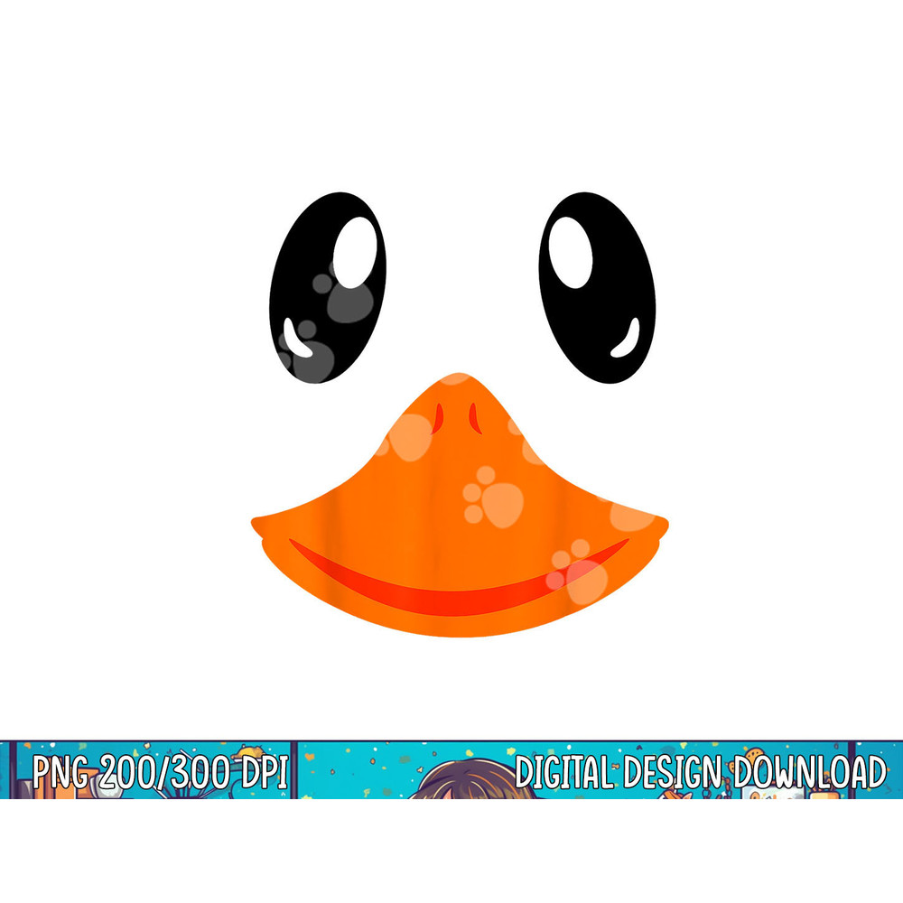 Matching Group Outfit Cute Halloween Goose Costume Duck Face png, sublimation copy.jpg