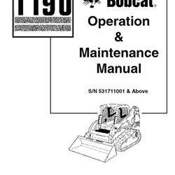 T190 Turbo & High Flow G Series Service Manual and Parts Manual T190