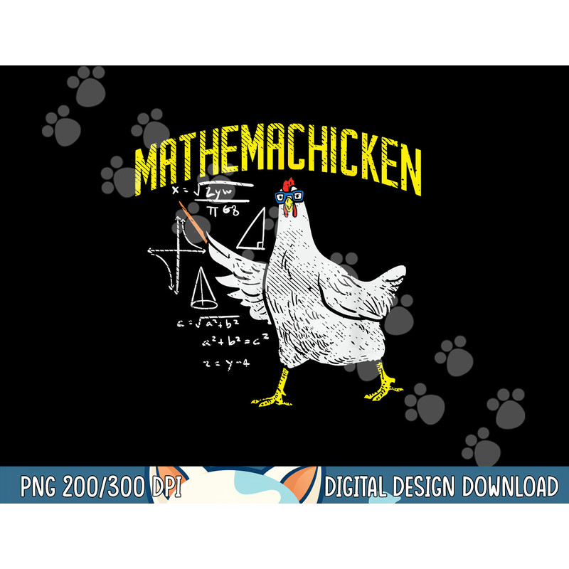 Mathemachicken Math Nerd Algebra Teacher Chicken  png, sublimation copy.jpg