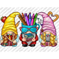 teacher gnomes png sublimation design, teacher png, teacher's day png, teacher gnomes png, teacher clipart, gnome png, d
