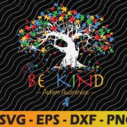 tree of life autism awareness month puzzle asd supporter svg, eps, png, dxf, digital download