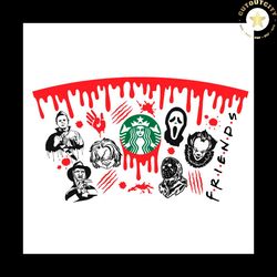 friends halloween witches brew halloween starbucks cold cup svg, full wrap for starbucks venti cold cup, custom starbuck