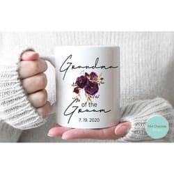grandma of the groom - custom gift for grandmother of groom, wedding gift for grandma, funny wedding mug, funny wedding