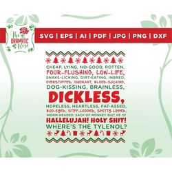 where's the tylenol svg, clark griswold boss rant national lampoon's christmas vacation, funny svg, christmas svg, cricu