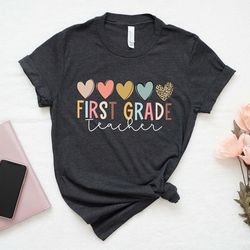first grade teacher shirt, 1st grade teacher shirt, first day of school shirt, back to school shirt a23