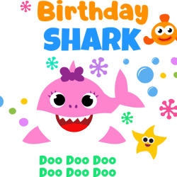 Baby Shark Png, Baby Shark Clipart, Font, Baby Shark Birthday Decor, Baby Shark Digital Paper, Baby Shark Party, Baby S