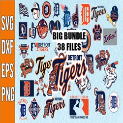 Bundle 38 Files Detroit Tigers Baseball Team Svg, Detroit Tigers Svg, MLB Team  svg, MLB Svg, Png, Dxf, Eps, Jpg, Instan