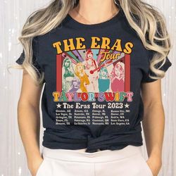 taylor swift eras tour retro shirt, taylor swiftie eras tee, taylor shirt, swift girls graphic, album tee a60