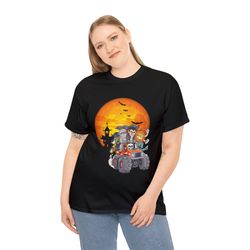 halloween skeleton zombie monster truck vampire bo shirt, monster truck shirt