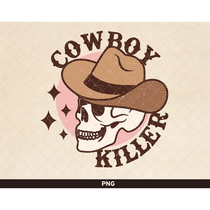 Cowboy Killer png, Retro Halloween Design, Western Halloween Sublimation, Vintage Halloween png, Halloween Cowboy Sublimation - 1.jpg