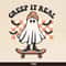 Creep It Real png, Cool Ghost png, Retro Ghost png, Retro Halloween Design, Spooky Halloween Shirt Sublimation, Creep It Real Sublimation - 1.jpg