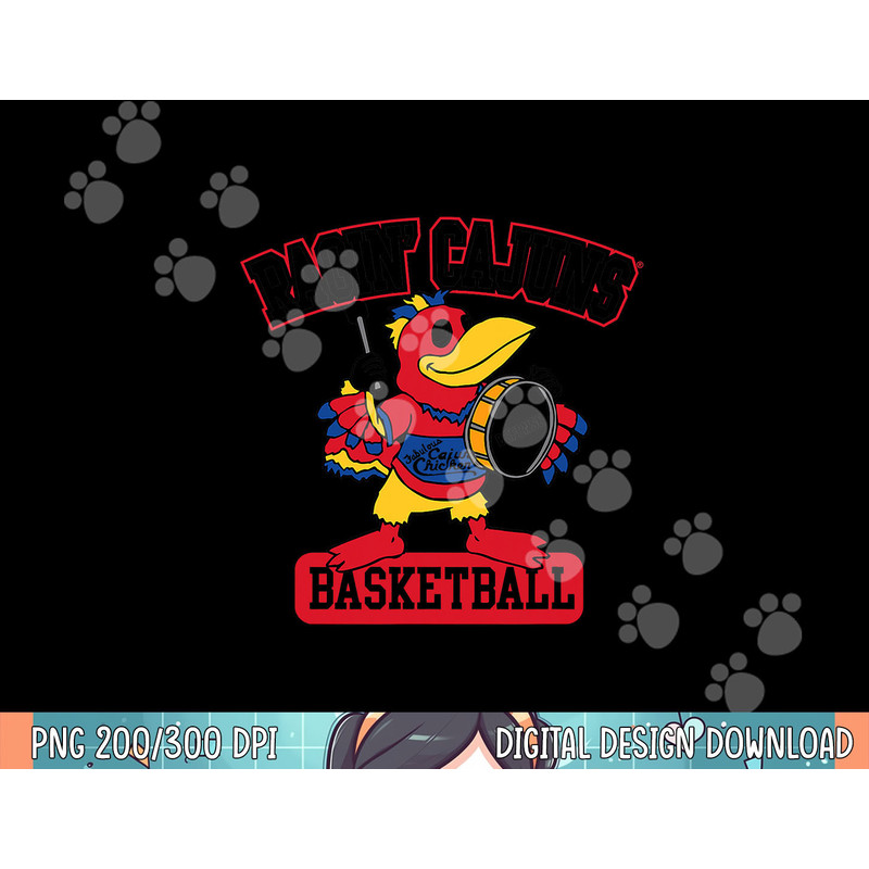 Louisiana Ragin Cajuns Basketball Fabulous Cajun Chicken png, sublimation.jpg