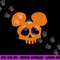 Disney Mickey Mouse Skull Halloween png, sublimation copy.jpg