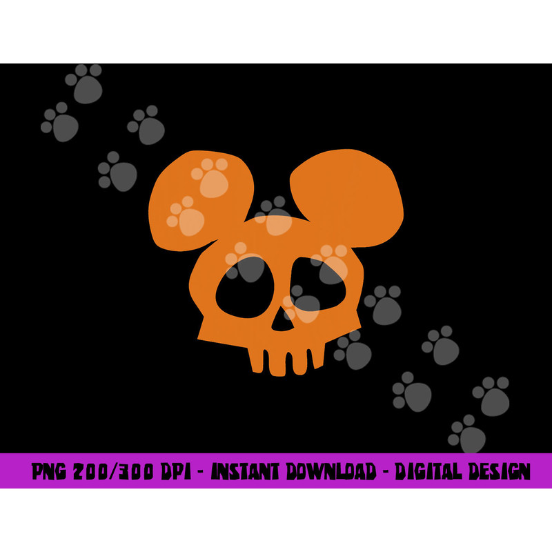 Disney Mickey Mouse Skull Halloween png, sublimation copy.jpg