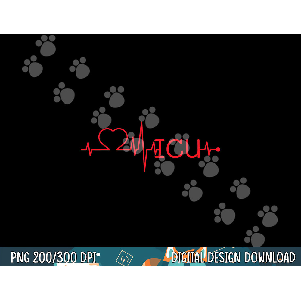 Love ICU Heart beat doctor nurse hospice workers cool png, sublimation copy.jpg