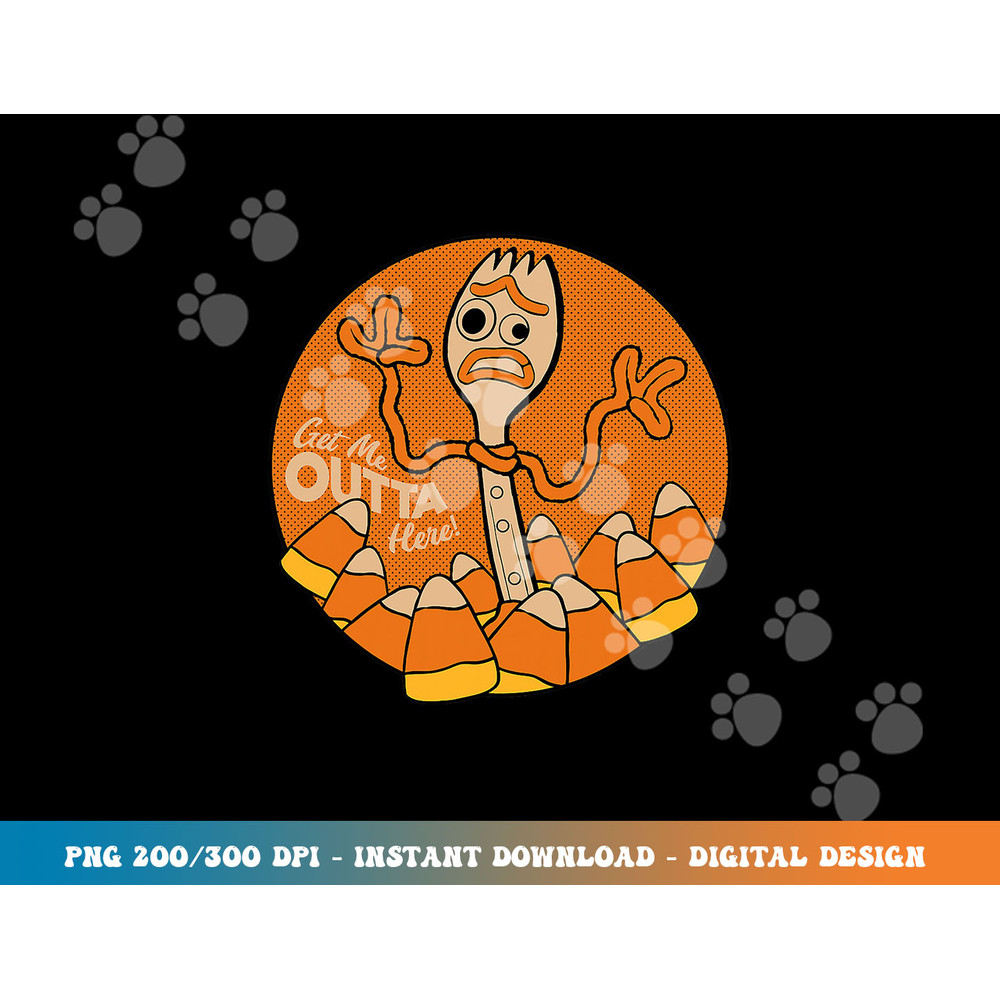 Disney PIXAR Toy Story 4 Forky Get Me Outta Here Halloween  png,sublimation copy.jpg