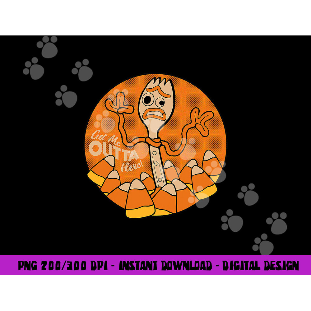 Disney PIXAR Toy Story 4 Forky Get Me Outta Here Halloween png,sublimation copy.jpg