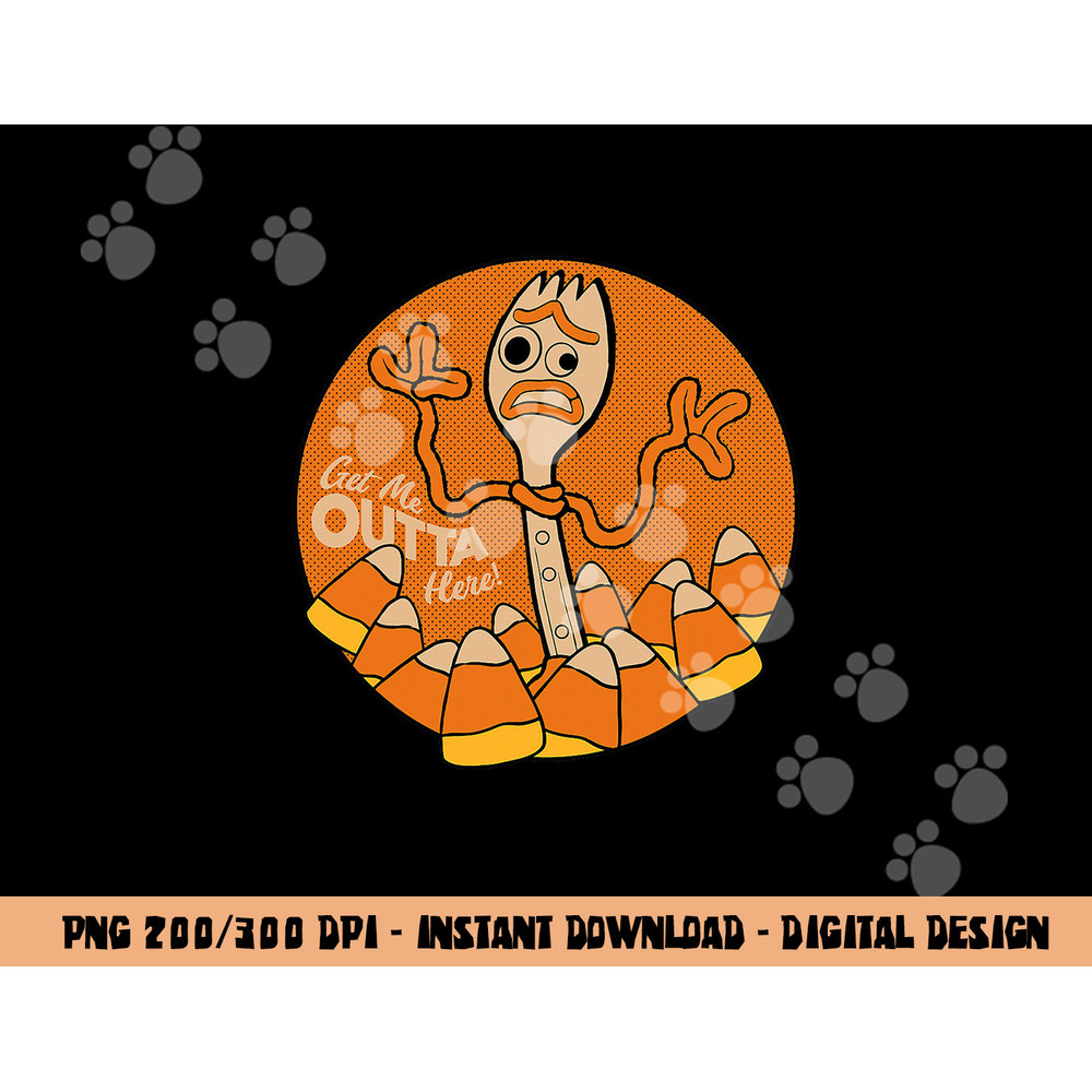 Disney PIXAR Toy Story 4 Forky Get Me Outta Here Halloween png,sublimation copy.jpg