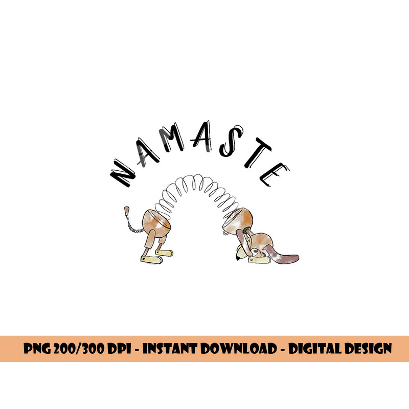 Disney Pixar Toy Story Slinky Dog Namaste Stretch Poster png, sublimation copy.jpg