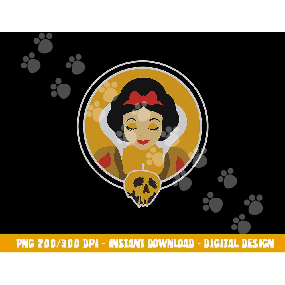 Disney Snow White and Poisoned Apple Halloween png, sublimation copy.jpg