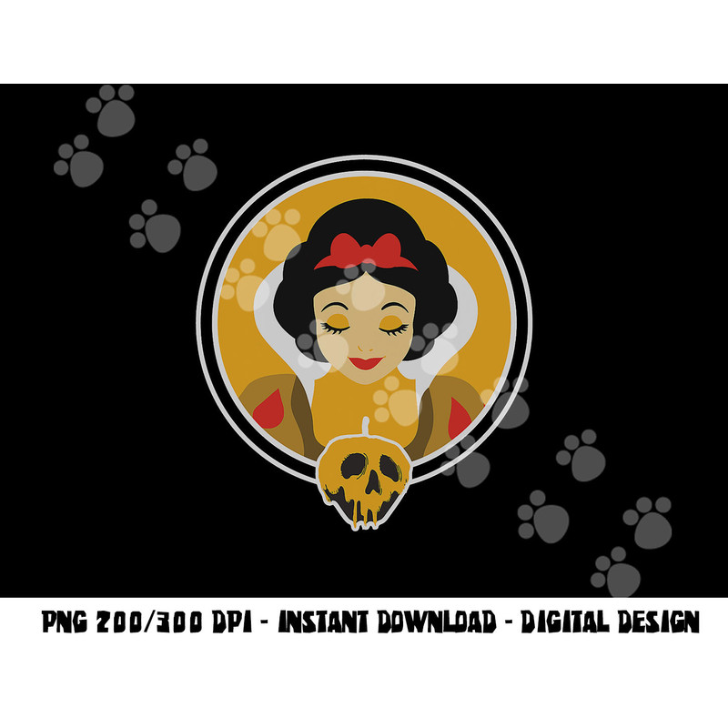 Disney Snow White and Poisoned Apple Halloween png, sublimation copy.jpg