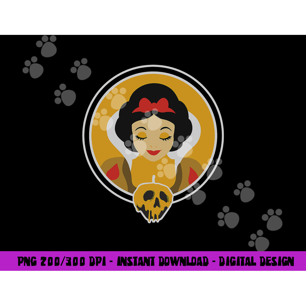 Disney Snow White and Poisoned Apple Halloween png, sublimation copy.jpg