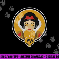 disney snow white and poisoned apple halloween png, sublimation copy