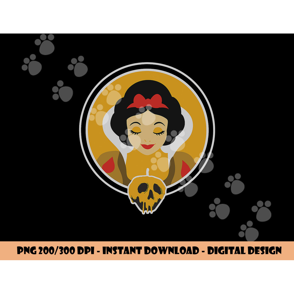 Disney Snow White and Poisoned Apple Halloween png, sublimation copy.jpg