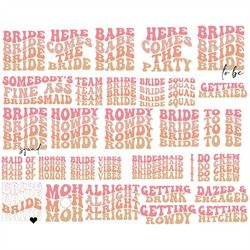 retro bride svg | bachelorette party | bridal shower shirt | bride team svg | bridesmaids | bridal party |bride and babe