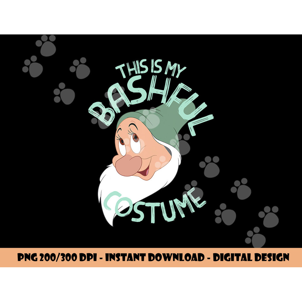 Disney Snow White This Is My Bashful Costume Halloween png,sublimation copy.jpg