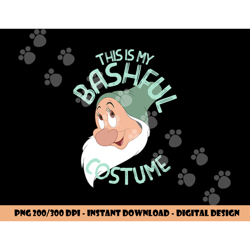 Disney Snow White This Is My Bashful Costume Halloween png,sublimation copy.jpg