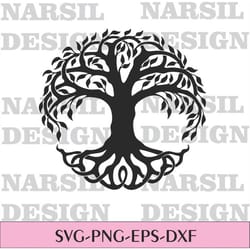 tree of life svg, tree svg ,tree of life png ,tree silhouette , tree cricut svg png svg png eps dxf
