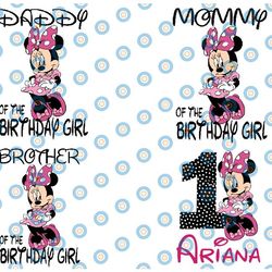 personalized minnie mouse birthday png, minnie mouse png, minnie mouse family birthday png,birthday iron on transfer per