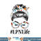LPN Life Licensed Practical Nurse Messy Hair Woman Bun  png, sublimation copy.jpg
