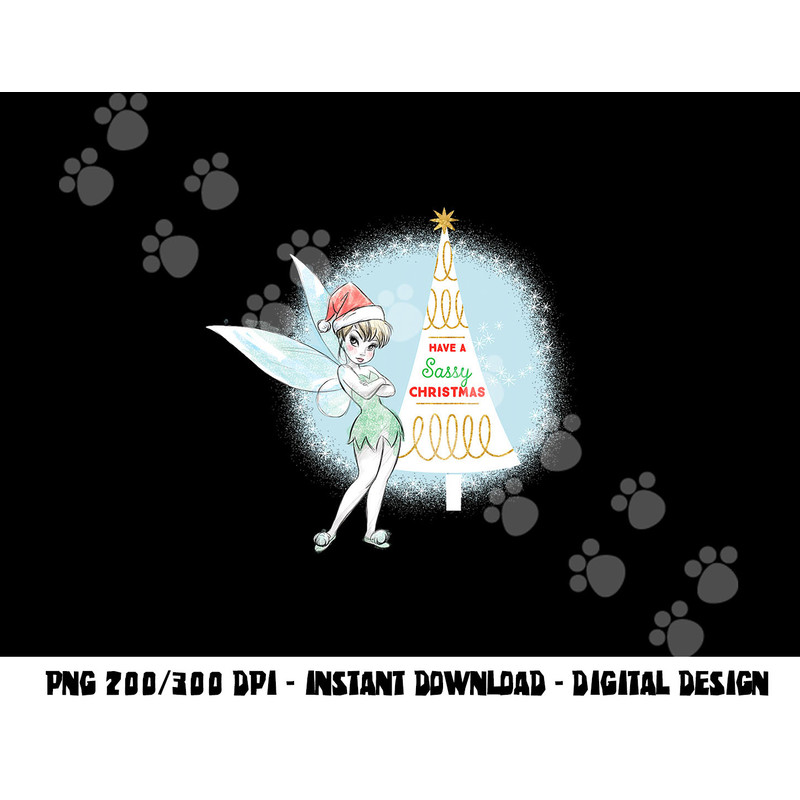 Disney Tinker Bell Sassy Christmas Holiday png, sublimation png, sublimation copy.jpg