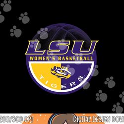 lsu tigers women s basketball dunk officially licensed  png, sublimation copy