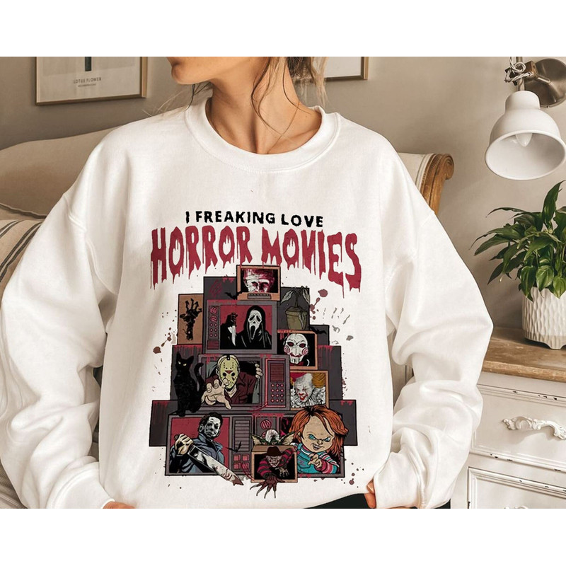 Horror Killer Halloween Shirt, Horror Characters Shirt, Horror Friends Shirt, Halloween Movie Character Shirt, Michael Myers, Jason Voorhees - 2.jpg