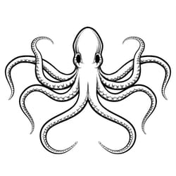scarry octopus tentacles svg files for cricut, squid kraken sea monster svg, octopus clipart, cut files for silhouette,