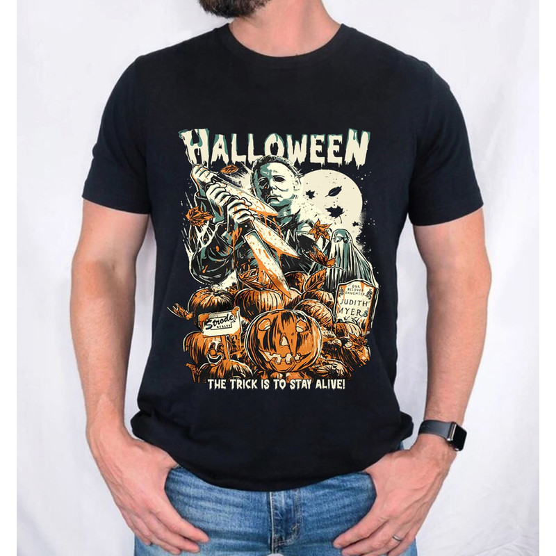 Micheal Myers Halloween Shirt, Michael Myers Sweatshirt, Myers Thriller Shirt, Halloween Safety Shirt, Horror Movie Shirt, 13th Of June Tee - 2.jpg