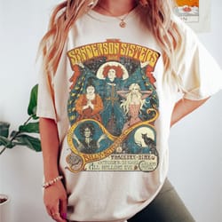 retro witch sisters halloween shirt, hocus pocus shirt, sanderson sist