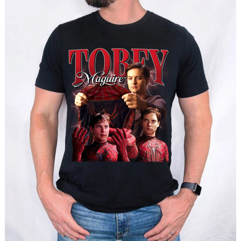 Tobey Maguire Tshirt, Vintage Tobey Maguire Shirt, Tobey Maguire Tee, Gift For Women and Man Unisex T-Shirt - 2.jpg