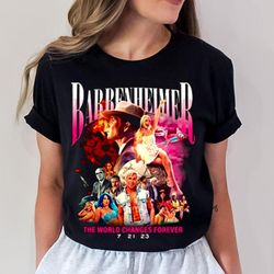 vintage barbenheimer shirt, barbenheimer shirt, barbenheimer 2023