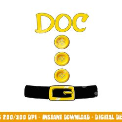doc dwarf halloween costume color matching doc dwarf women png, sublimation copy