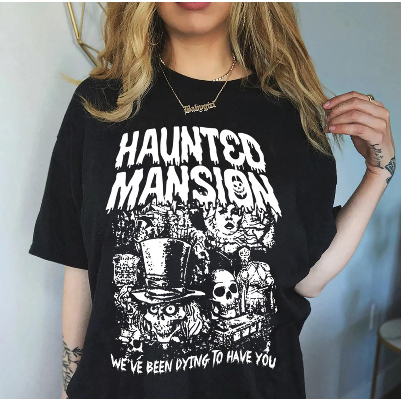 Vintage Haunted Mansion Shirt, The Haunted Mansion Shirt, Retro Disney Halloween Shirt, Halloween Party Shirt, Halloween T Shirt - 1.jpg