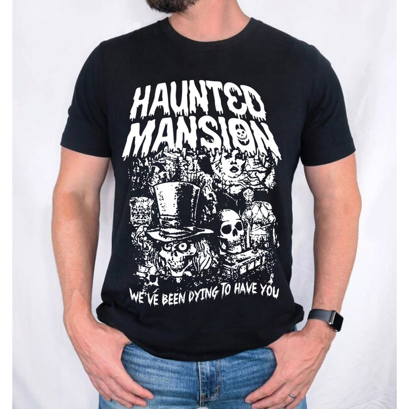 Vintage Haunted Mansion Shirt, The Haunted Mansion Shirt, Retro Disney Halloween Shirt, Halloween Party Shirt, Halloween T Shirt - 2.jpg