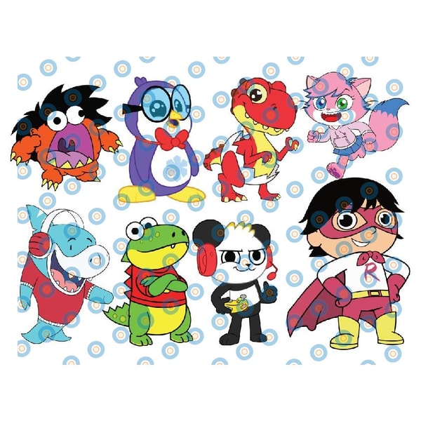 Ryans World Characters bundle PNG SVG JPG Digital downloads, - Inspire ...