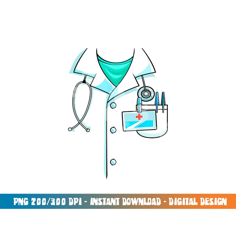 Doctor Costume Halloween White Lab Coat Men Women Kids png,sublimation copy.jpg